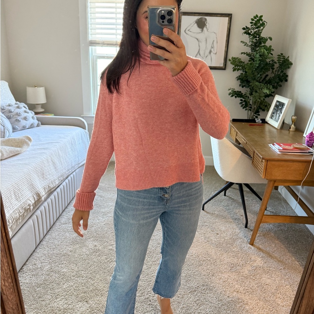 Madewell High Rise Demi Bootcut Button Front Jeans